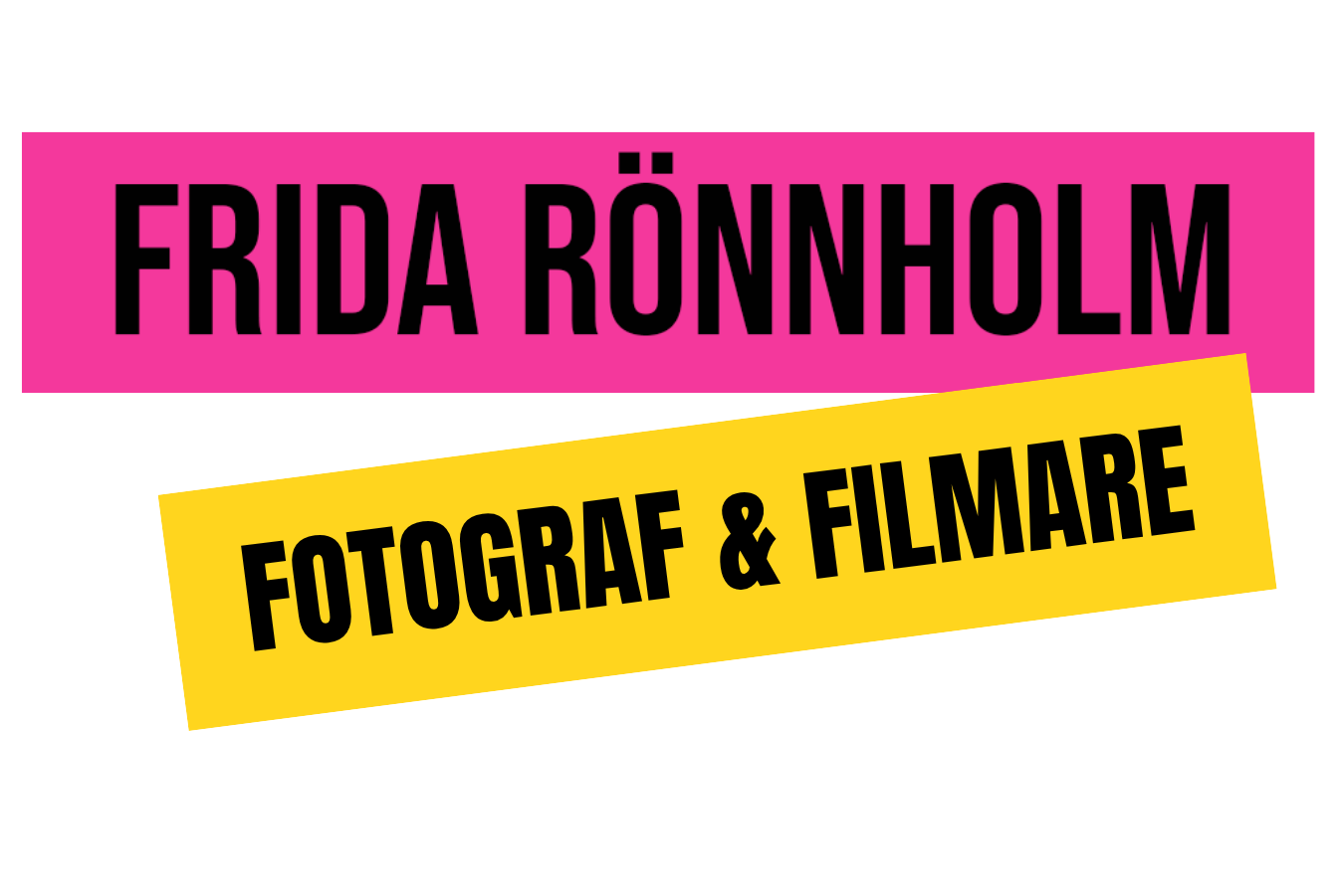 Fotograf Frida Rönnholm